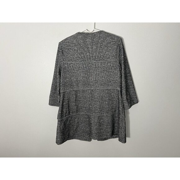 CABI The Times Long Tweed Blazer Jacket Size Medium - Picture 9 of 16